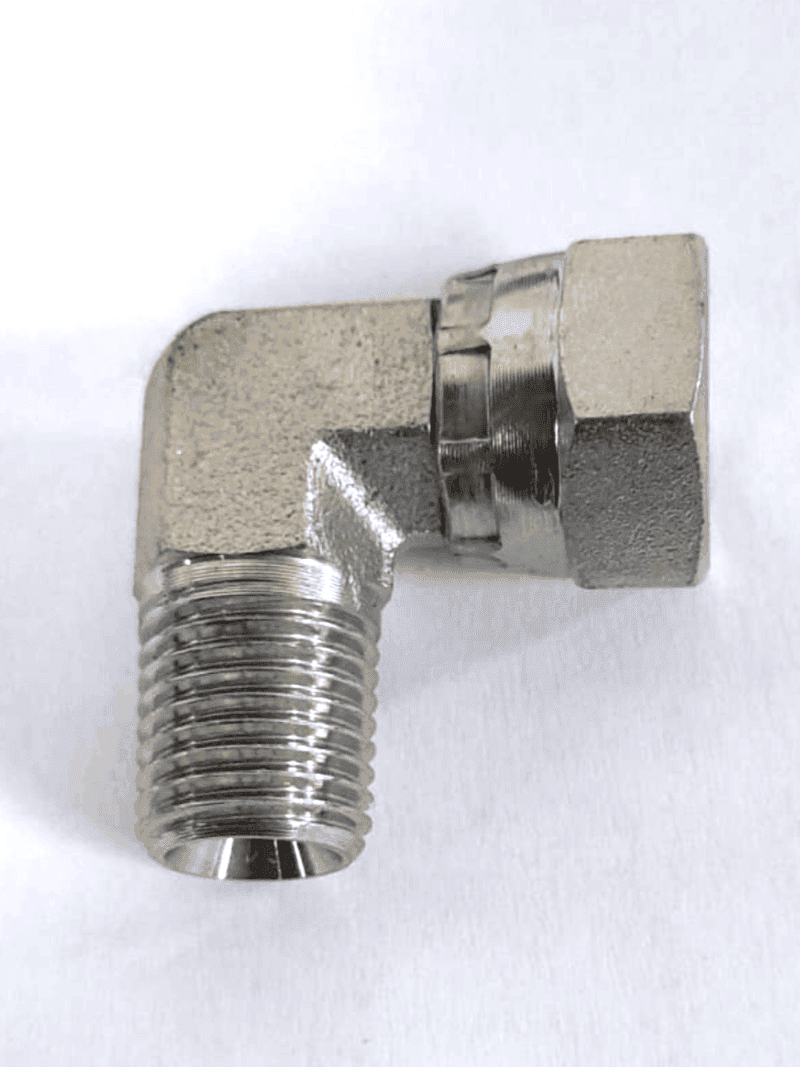 2NU9 series 90 degree elbow NPT male to female swivel (T1 to T2)