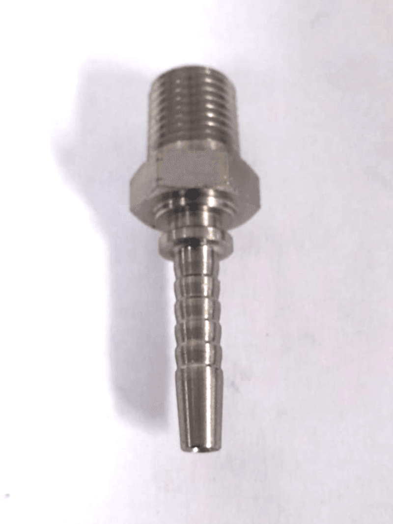 15611 series NPT male hose tail fitting with hose barb (T1 to H1)